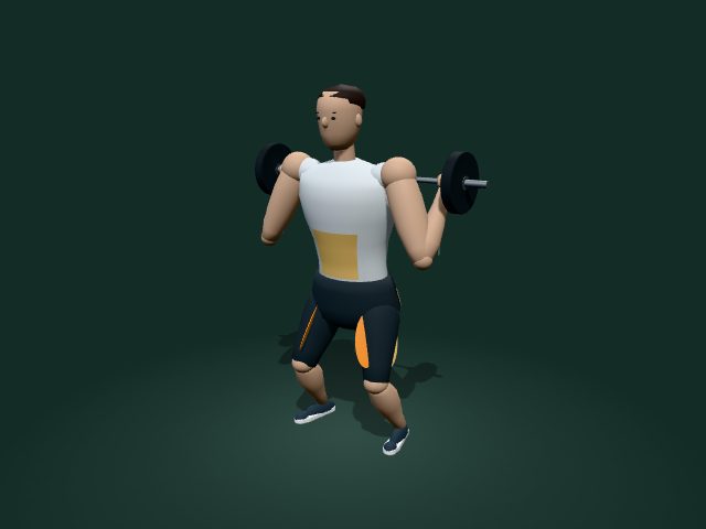Barbell back squat preview